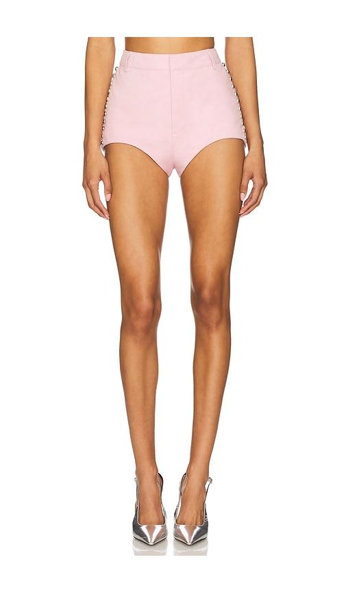 retrofete Sabine Suede Short in Pink by RETROFETE