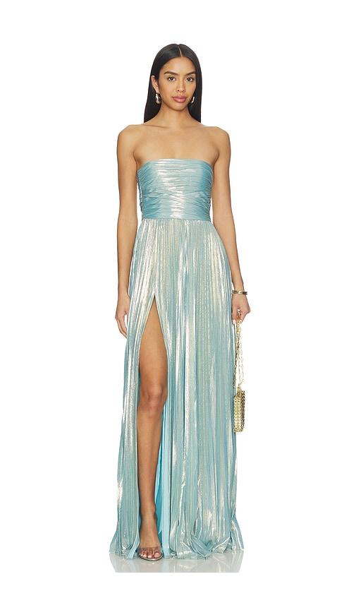 retrofete Sevyn Dress in Baby Blue by RETROFETE