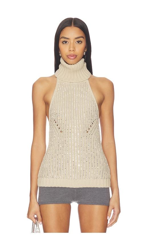 retrofete Veneta Top in Tan by RETROFETE