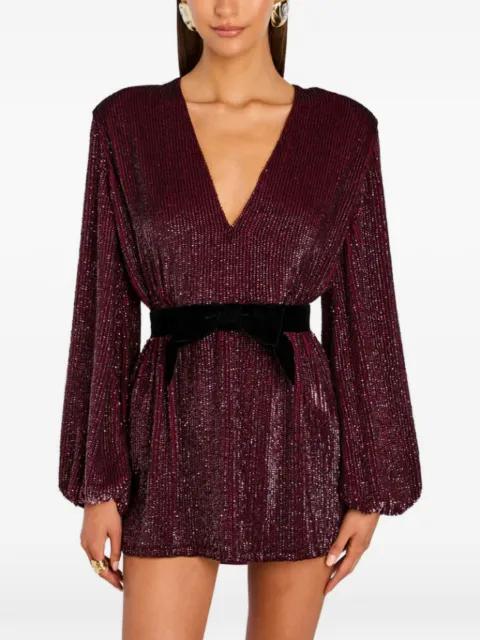 sequin V-neck dress by RETROFETE