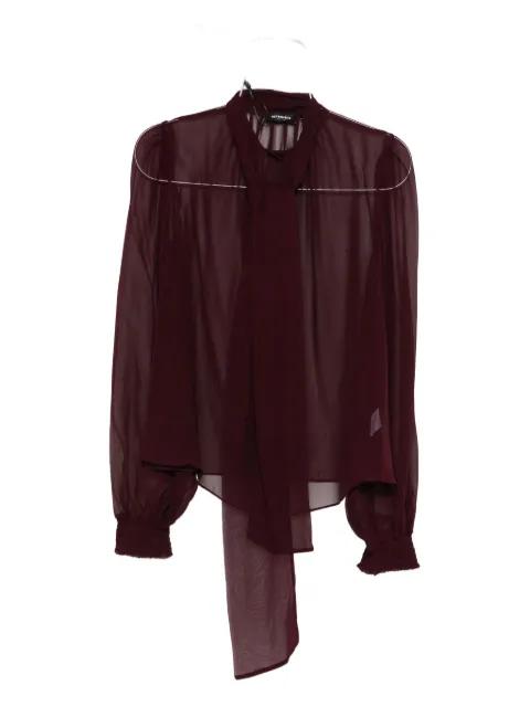 tie-neck long-sleeve top by RETROFETE