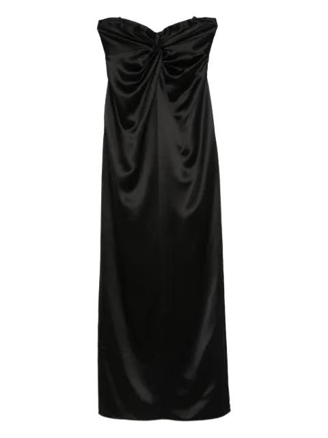 twisted strapless dress by RETROFETE