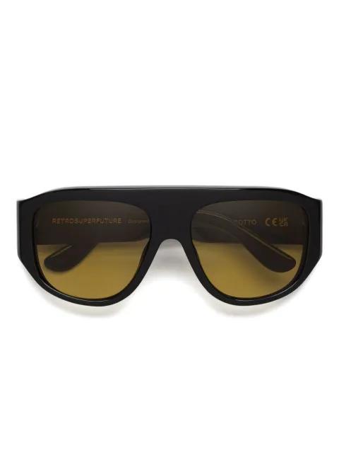 Biscotto pilot-frame sunglasses by RETROSUPERFUTURE