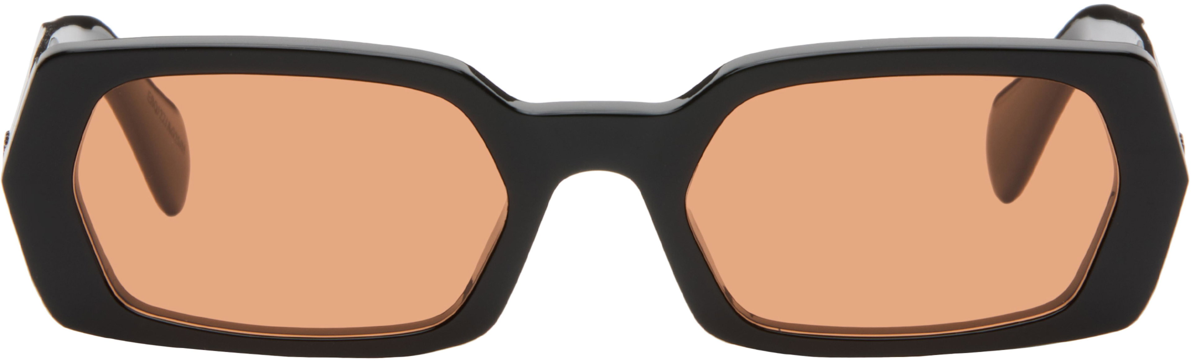 Black 'L'Altro' Sunglasses by RETROSUPERFUTURE