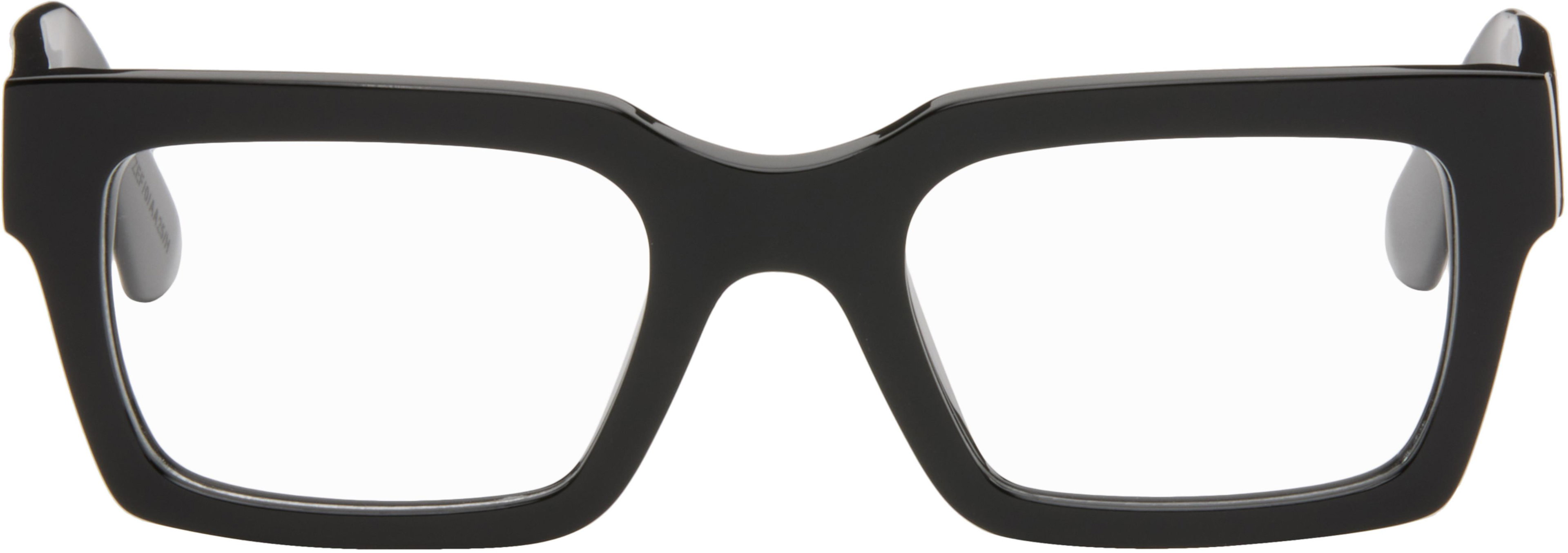 Black Numero 144 Glasses by RETROSUPERFUTURE