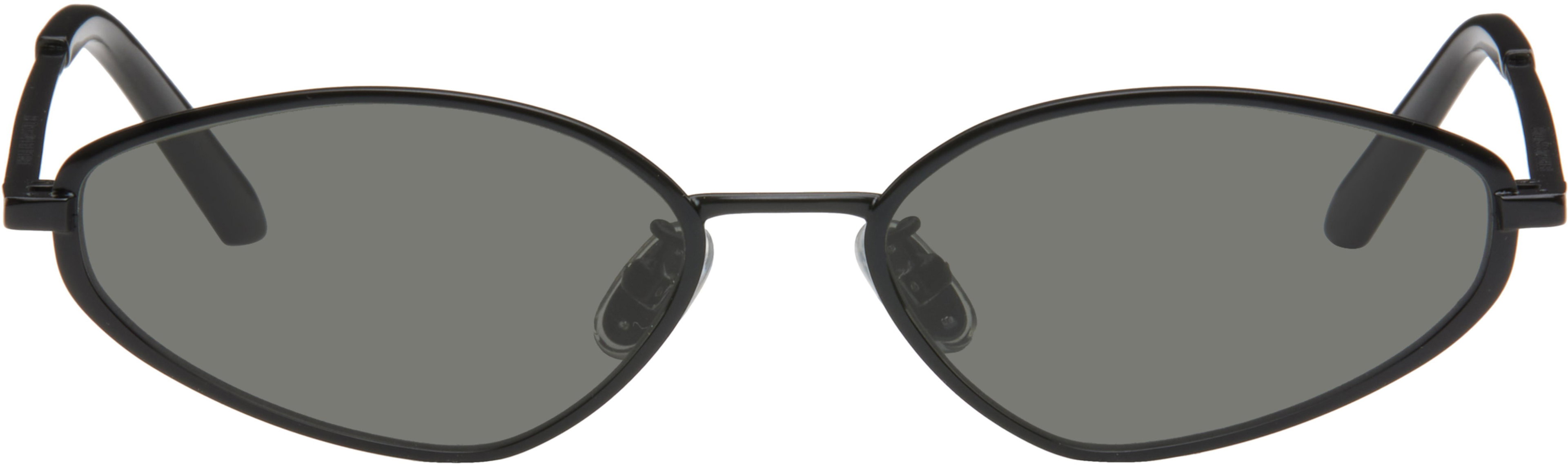 Black Zyra Sunglasses by RETROSUPERFUTURE