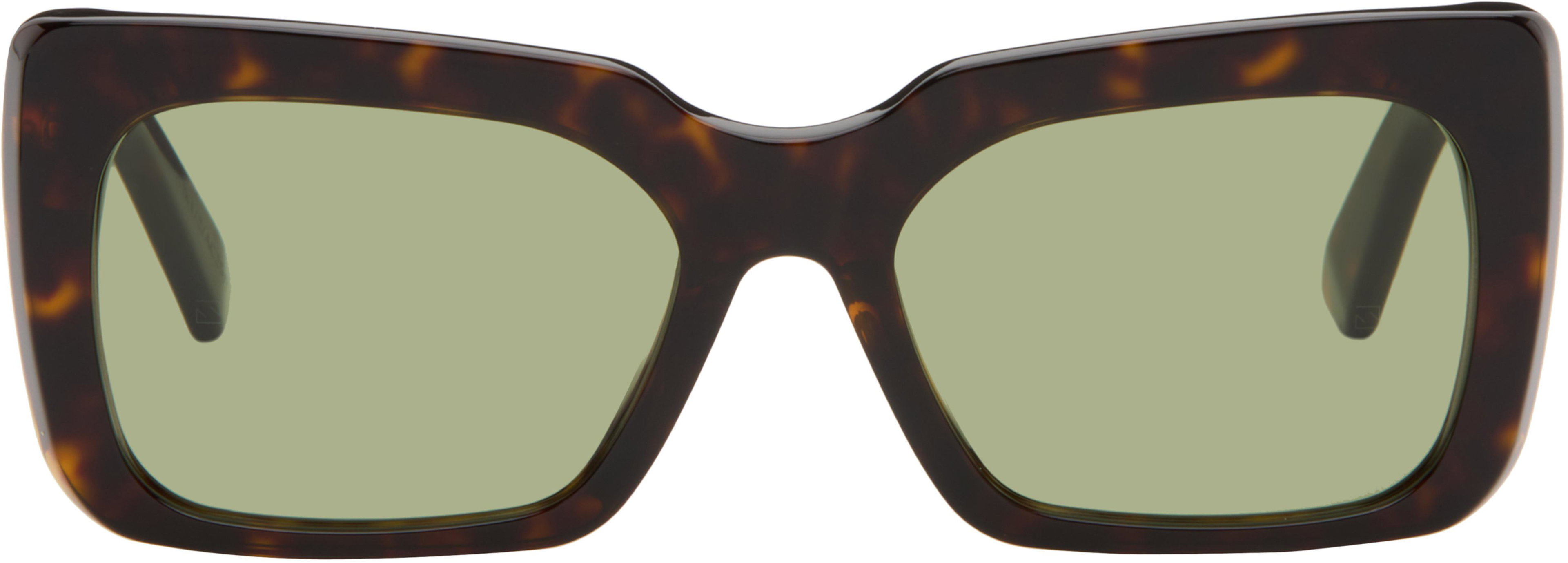 Black & Brown Senta Sunglasses by RETROSUPERFUTURE
