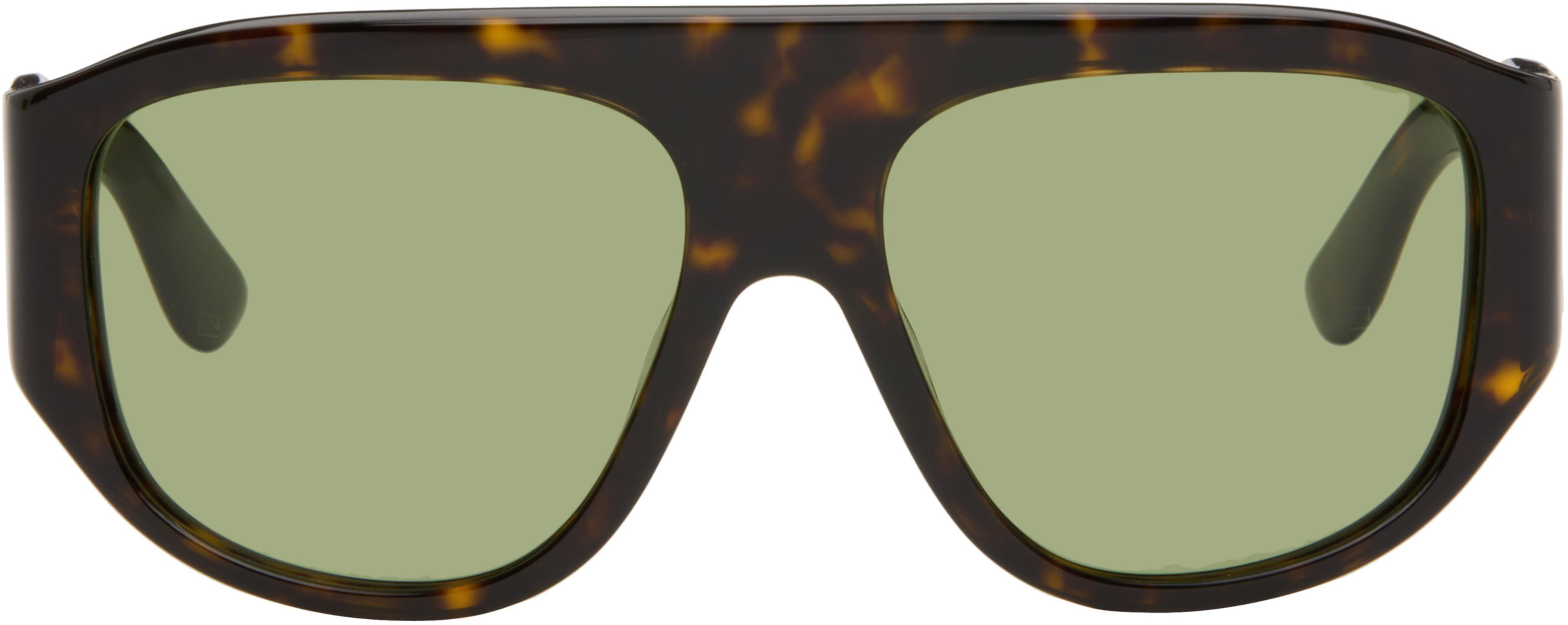 Brown Biscotto Sunglasses by RETROSUPERFUTURE