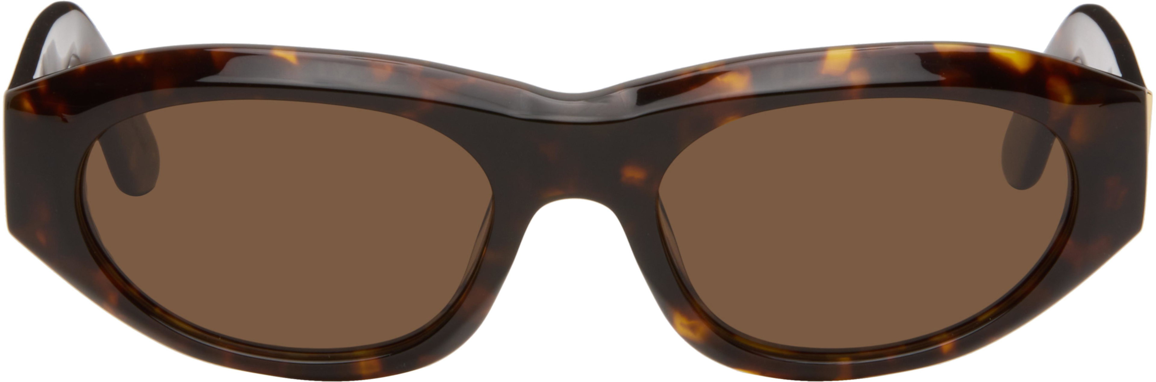 Brown Cinema Sunglasses by RETROSUPERFUTURE