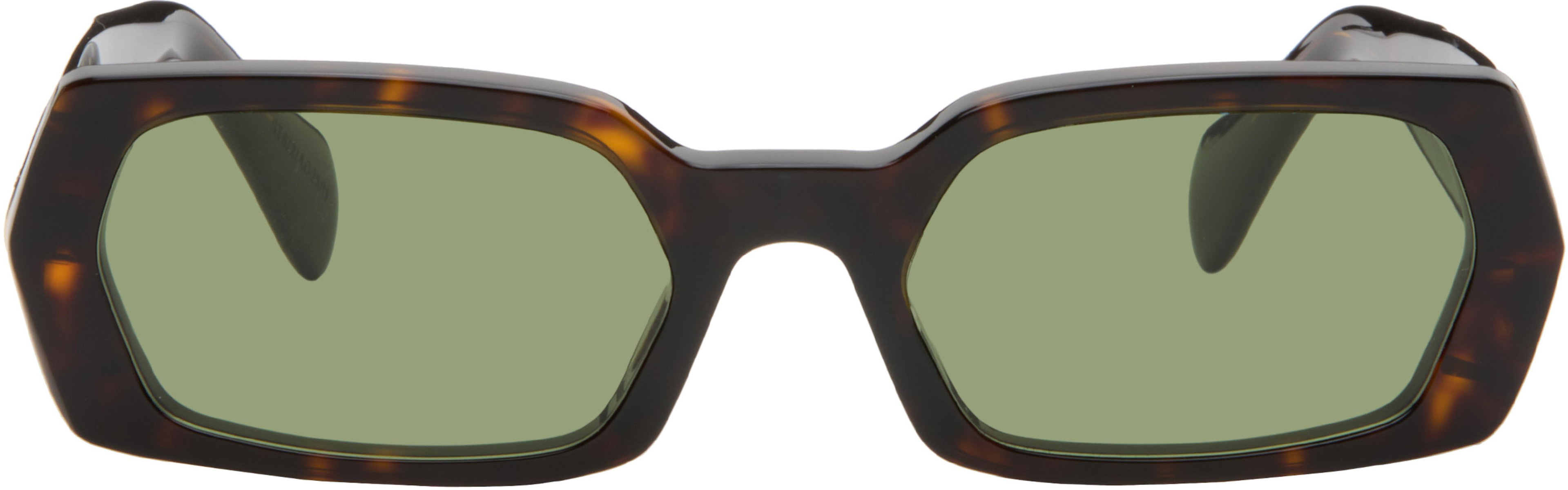 Brown 'L'Altro' Sunglasses by RETROSUPERFUTURE
