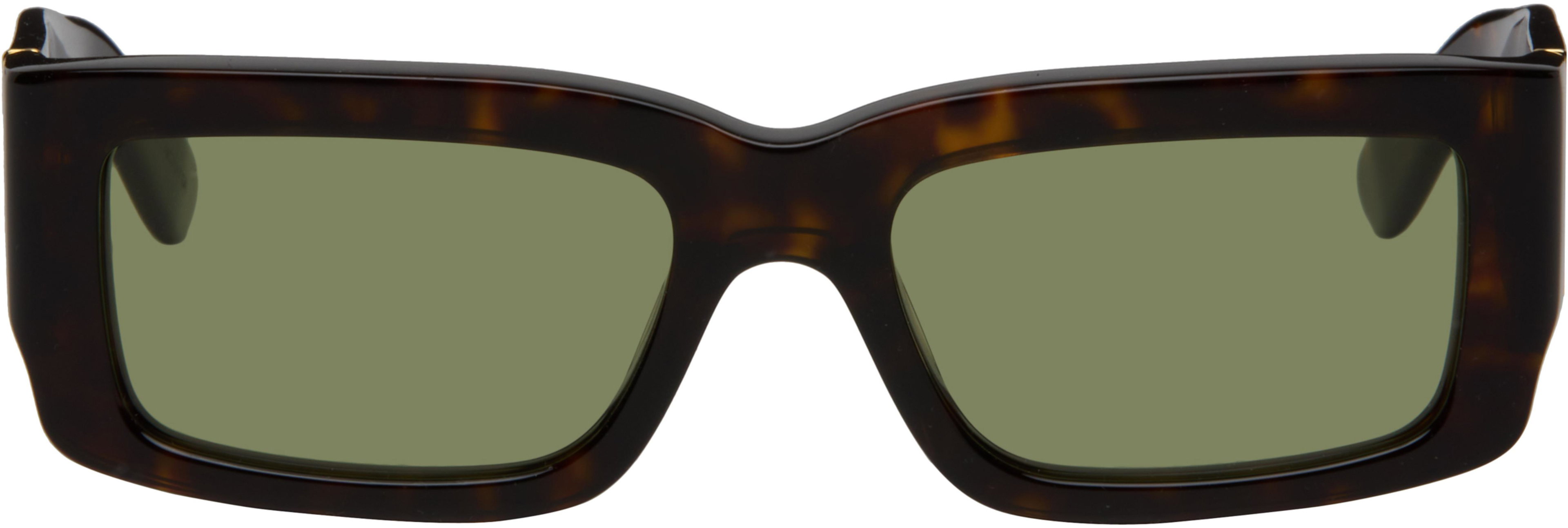 Brown Notte Sunglasses by RETROSUPERFUTURE