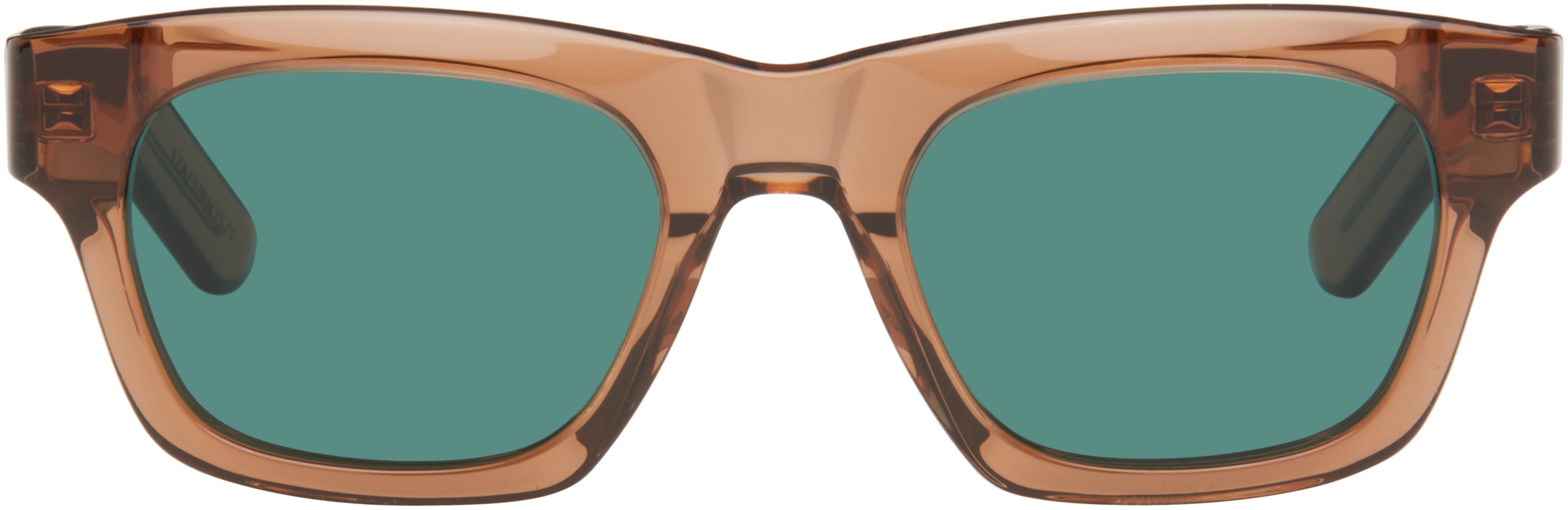 Brown Sintesi Sunglasses by RETROSUPERFUTURE
