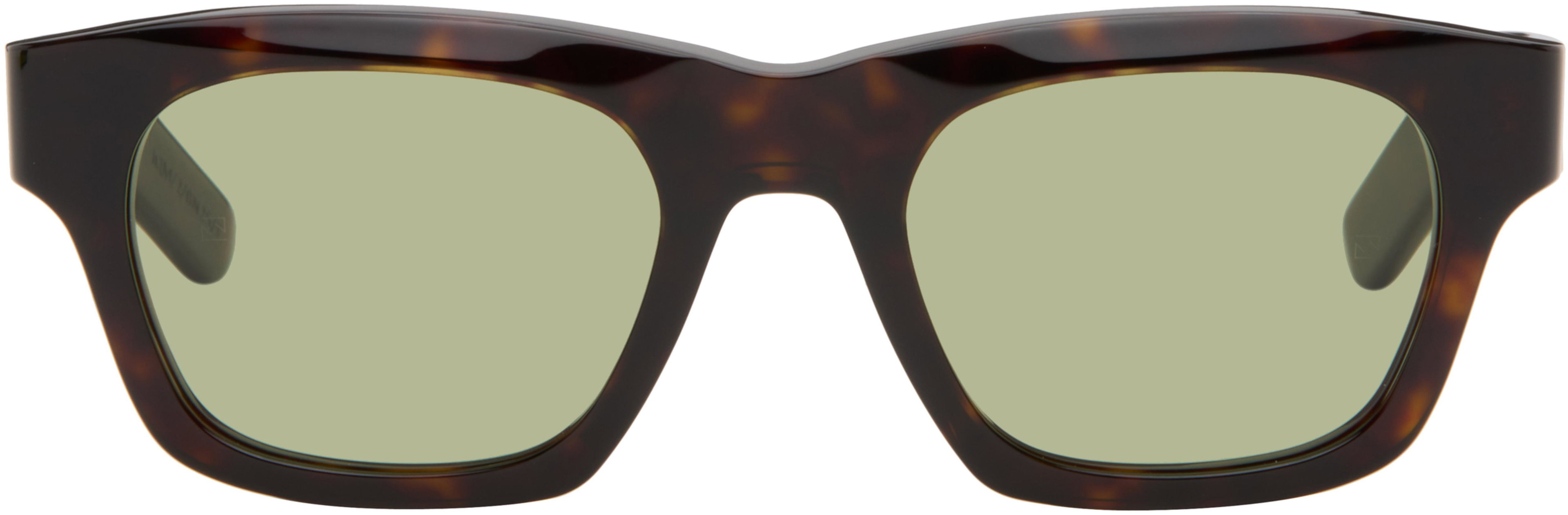 Brown Sintesi Sunglasses by RETROSUPERFUTURE
