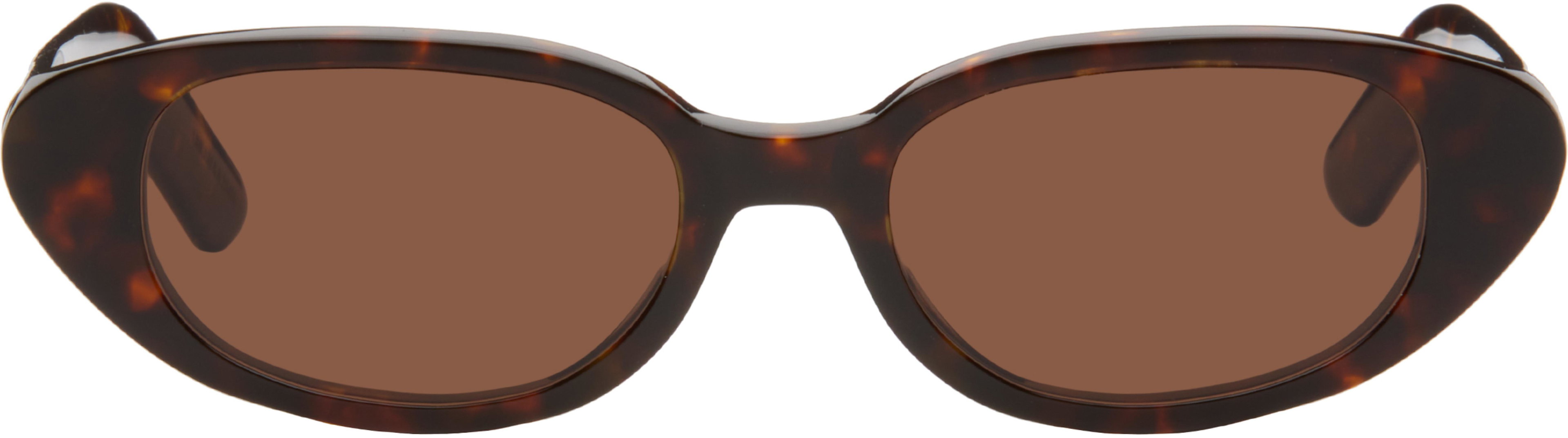 Brown Vega Sunglasses by RETROSUPERFUTURE