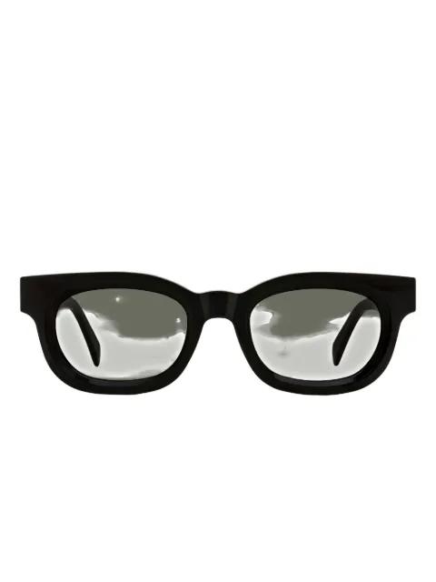 Sempre sculptural oval-frame sunglasses by RETROSUPERFUTURE