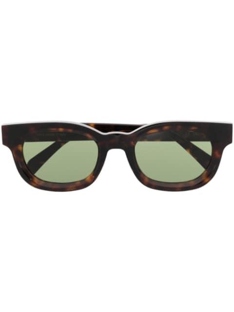 logo-lettering square-frame sunglasses by RETROSUPERFUTURE