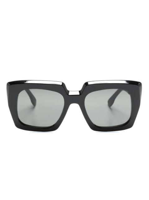 logo-print square-frame sunglasses by RETROSUPERFUTURE