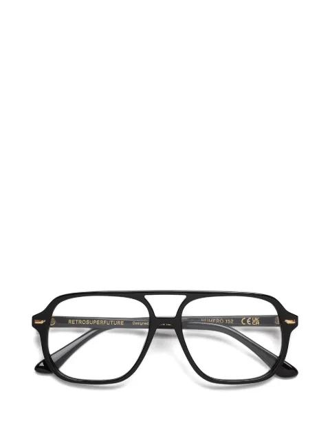 pilot-frame glasses by RETROSUPERFUTURE