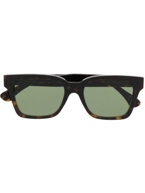 tortoiseshell-effect tinted sunglasses by RETROSUPERFUTURE