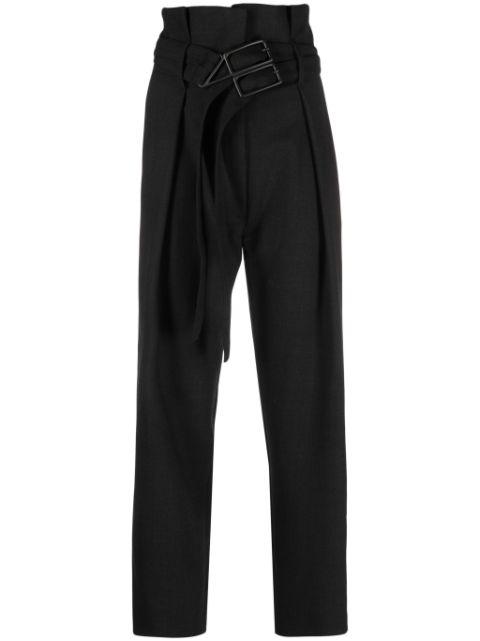 high-waist cropped trousers by REV
