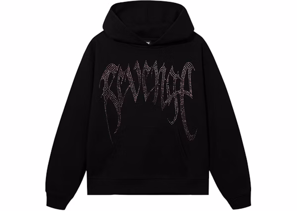 Revenge XXXTentacion Heartbreak Bejeweled Hoodie Black/Purple by REVENGE Revenge XXXTentacion Heartbreak Bejeweled Hoodie Black/Purple by REVENGE