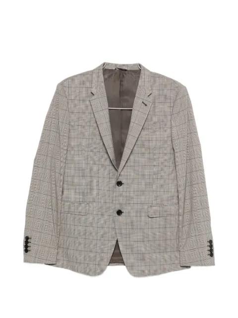 checked single-breasted blazer by REVERES 1949