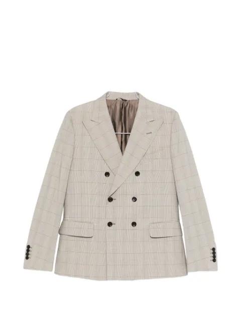 double-breasted patterned suit by REVERES 1949