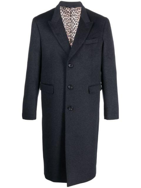 single-breasted virgin wool coat by REVERES 1949