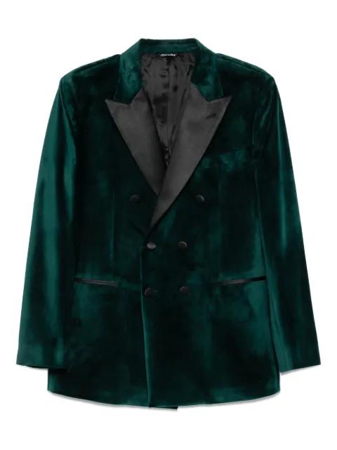 velvet double-breasted jacket by REVERES 1949