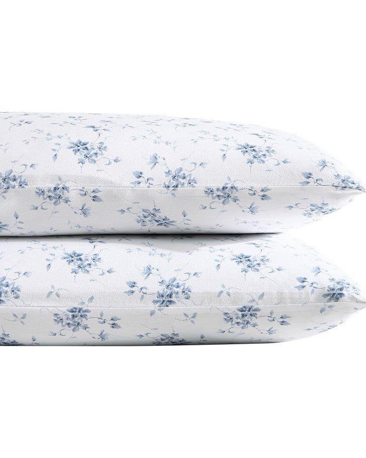 Garden Muse Blue Standard Pillowcase Pair by REVMAN