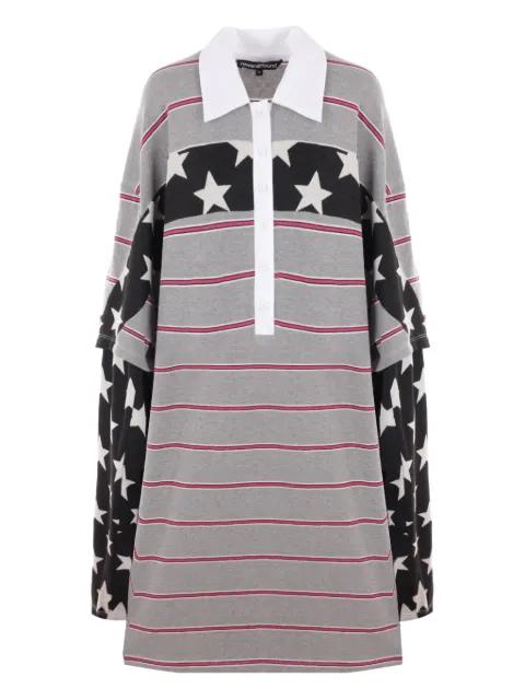 star-striped polo top by REWARD IF FOUND