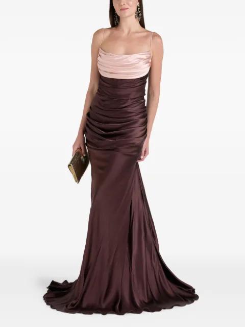 Zahra draped maxi dress by RHEA COSTA