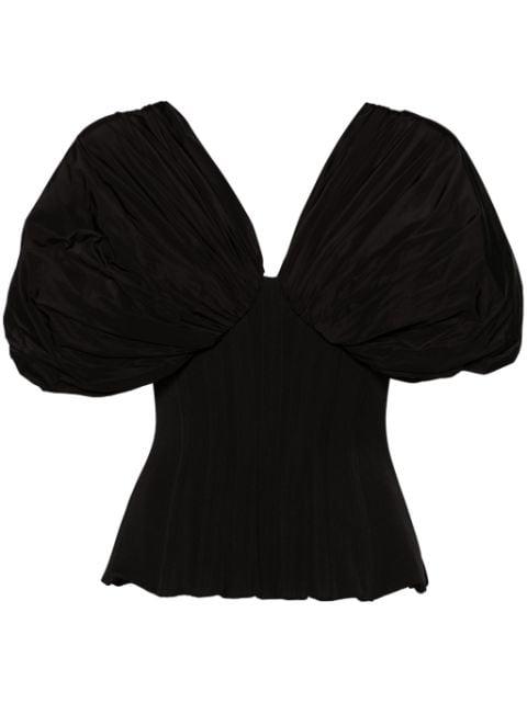 ruched top by RHEA COSTA