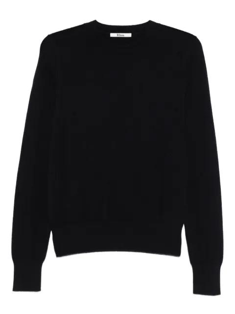 round-neck cashmere sweater by RHEA