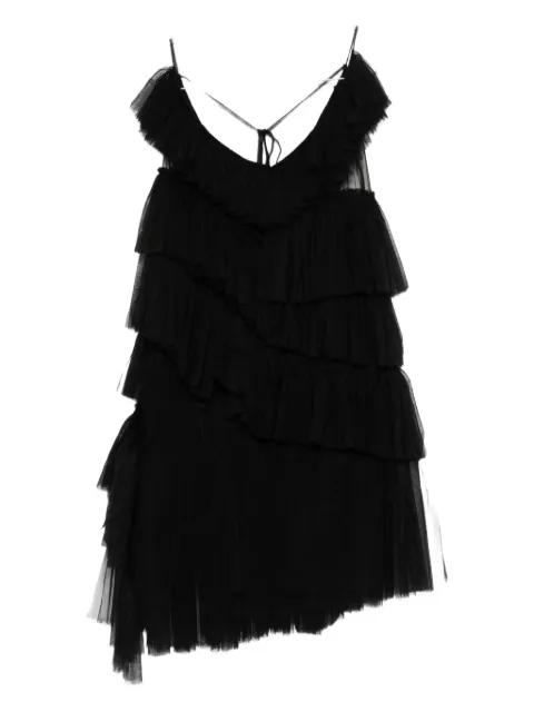 Martha ruffled-details midi dress by RHIZOME