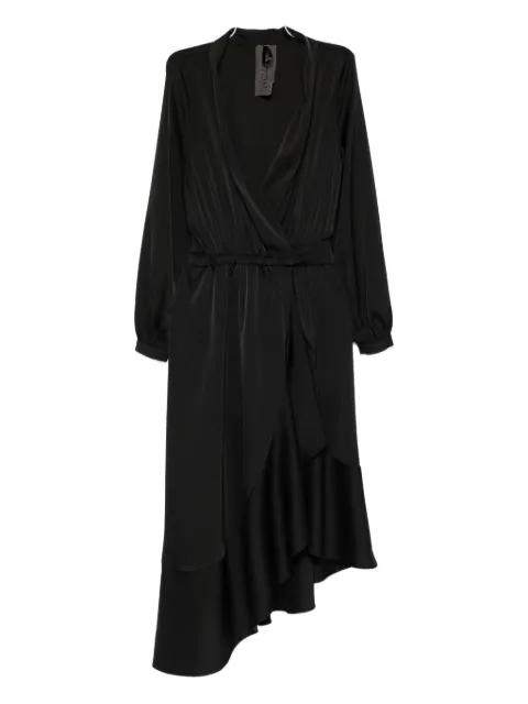 Morena ruffled asymmetric midi dress by RHIZOME