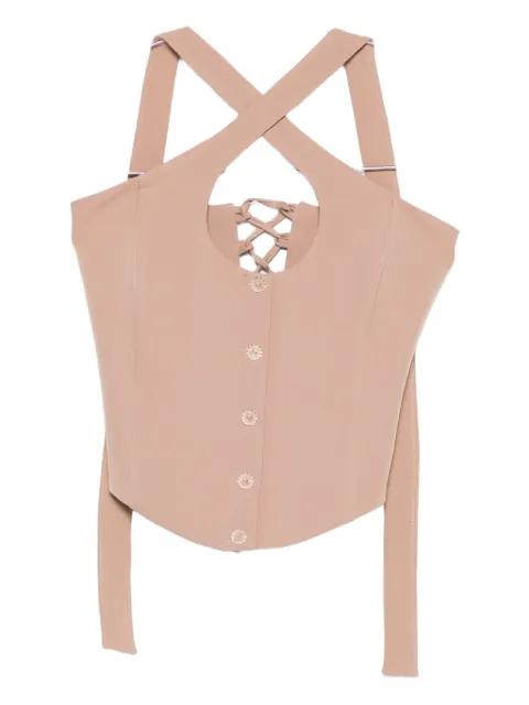 Rosemary corset top by RHIZOME