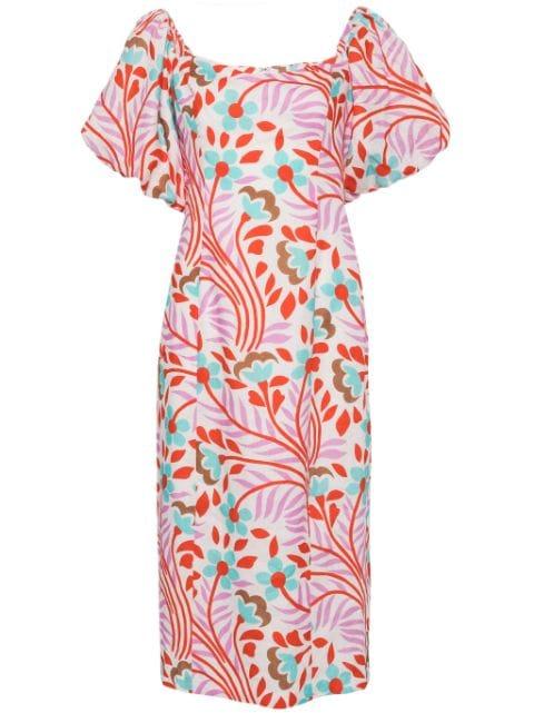 Karima linen midi dress by RHODE