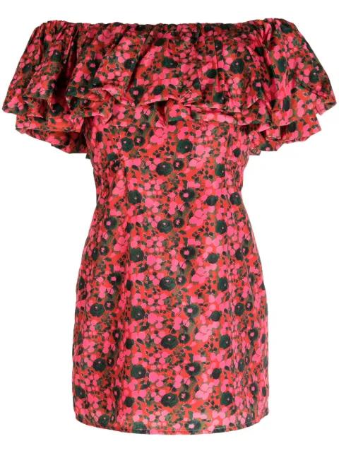 Vivi off-shoulder minidress by RHODE