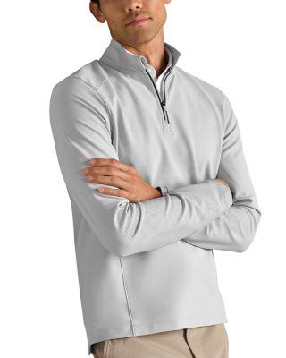 Covert Ribbed Quarter Zip Sweatshirt by RHONE