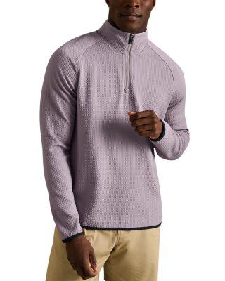 Founders Textured Quarter-Zip Golf Sweater by RHONE