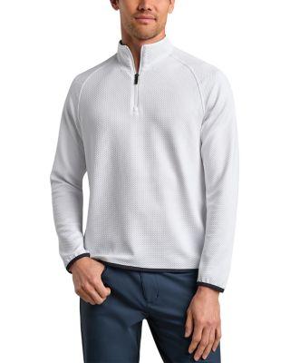 Founders Textured Quarter-Zip Golf Sweater by RHONE