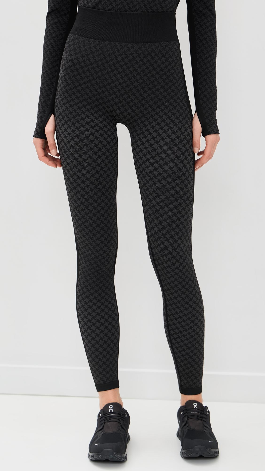 Houndstooth Seamless Ankle Leggings by RHONE