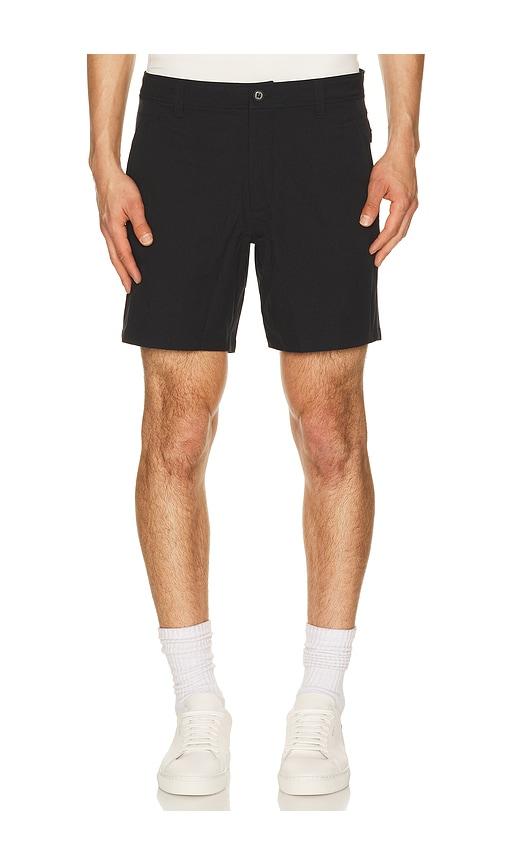 Rhone 7 Nomad Tech Chino Short in Black by RHONE
