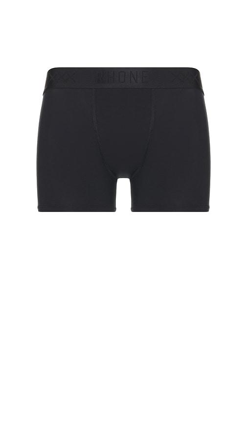 Rhone C.O.R. 4 Boxer Trunk in Black by RHONE