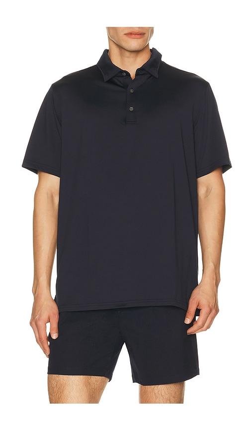 Rhone Drive Time Polo in Blue by RHONE