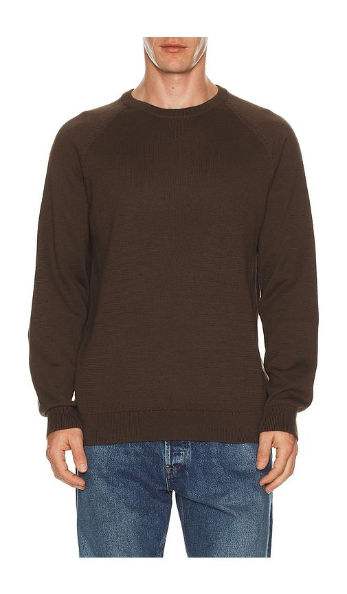 Rhone Dubliner Crewneck Sweater in Brown by RHONE