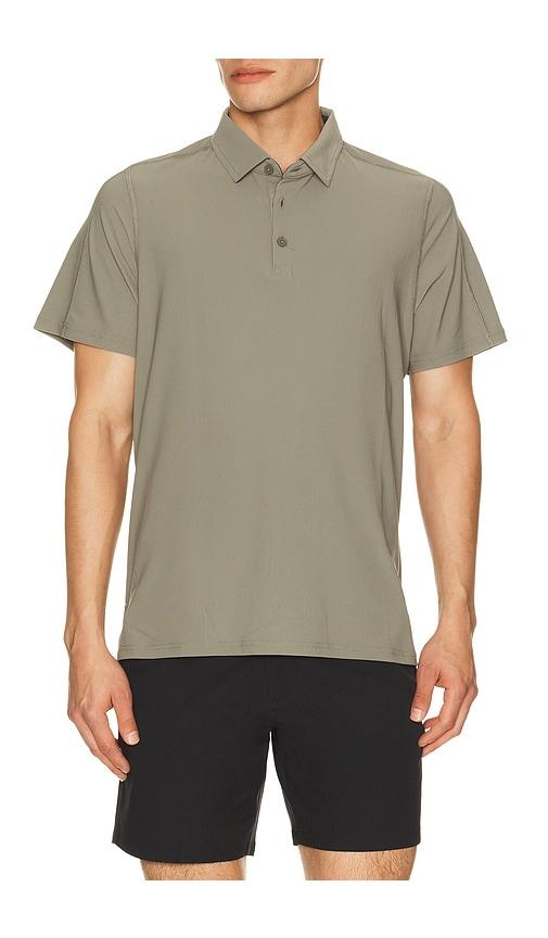 Rhone Regatta Pique Polo in Olive by RHONE