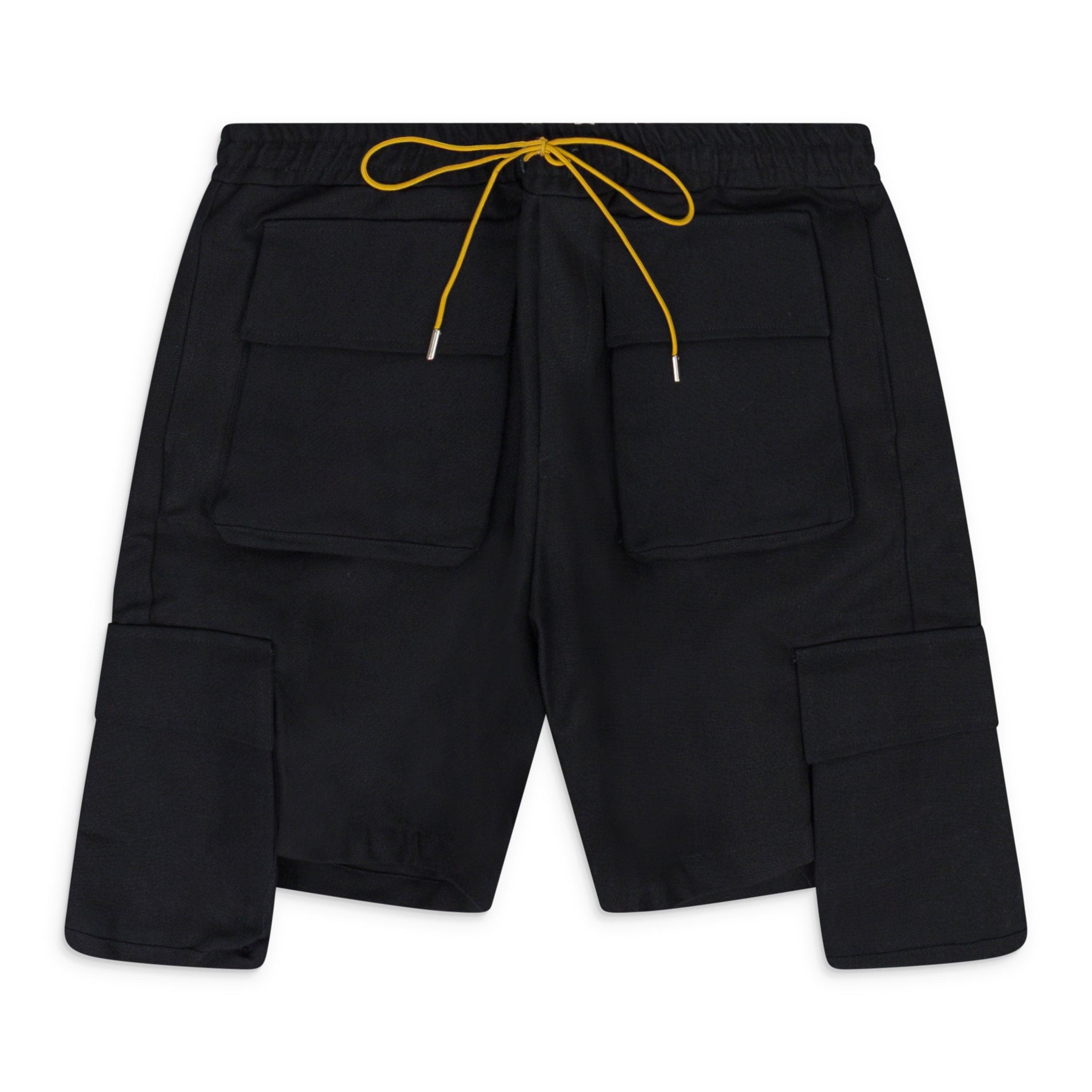 BLACK CARGO SHORTS by RHUDE