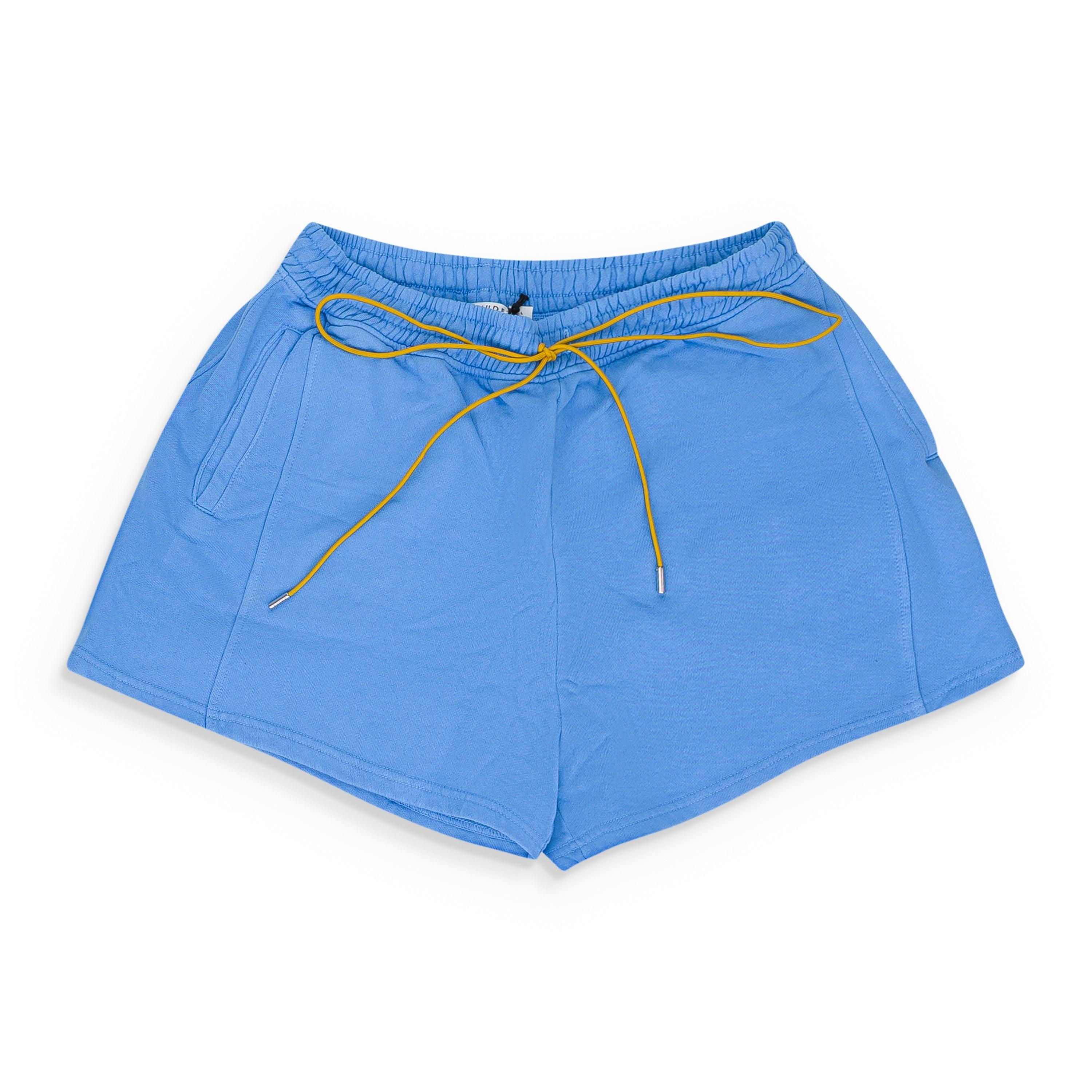 BLUE SKYLINE TERRY SHORTS by RHUDE